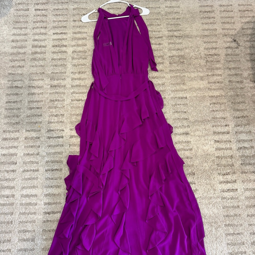 Lulu's Purple Halter Maxi Dress